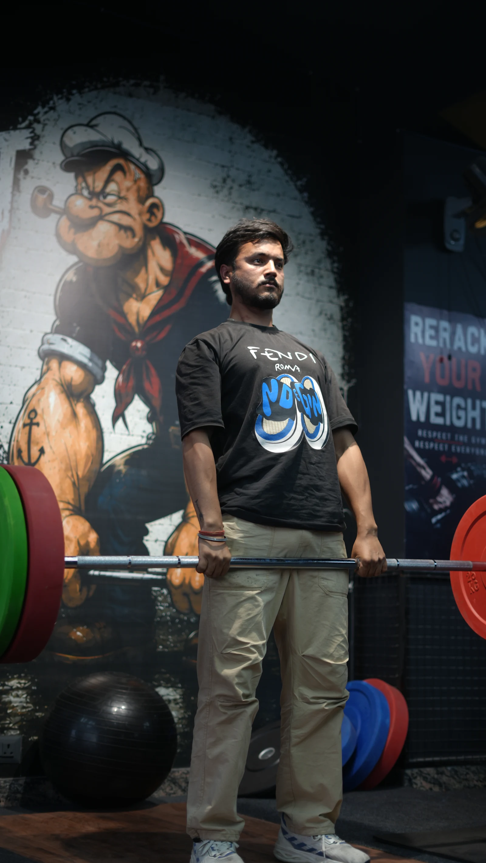 Weights presentation imagery